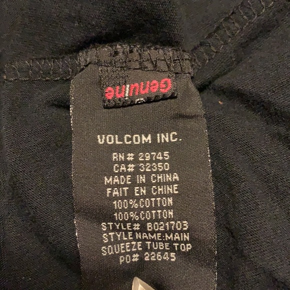 Volcom Women’s Main Squeeze Tube Top - Picture 4 of 5